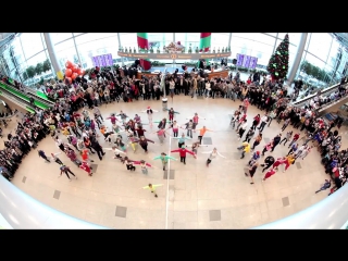 new year flash mob at domodedovo airport   new year flash mob at domodedovo air