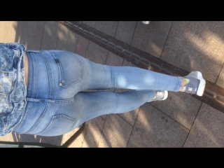jeans schoolgirl booty